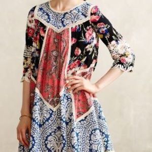 Anthropologie RARE Inez Swing Dress 0 XS